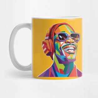 Stevie Wonder WPAP Limit Color Mug